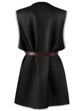 极速Newb style loose fitting robe style round neck tunic out