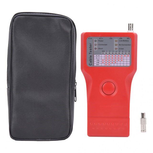 新品5-In-1 Multi-Funcqtional Network Cable Tester 1394 Line