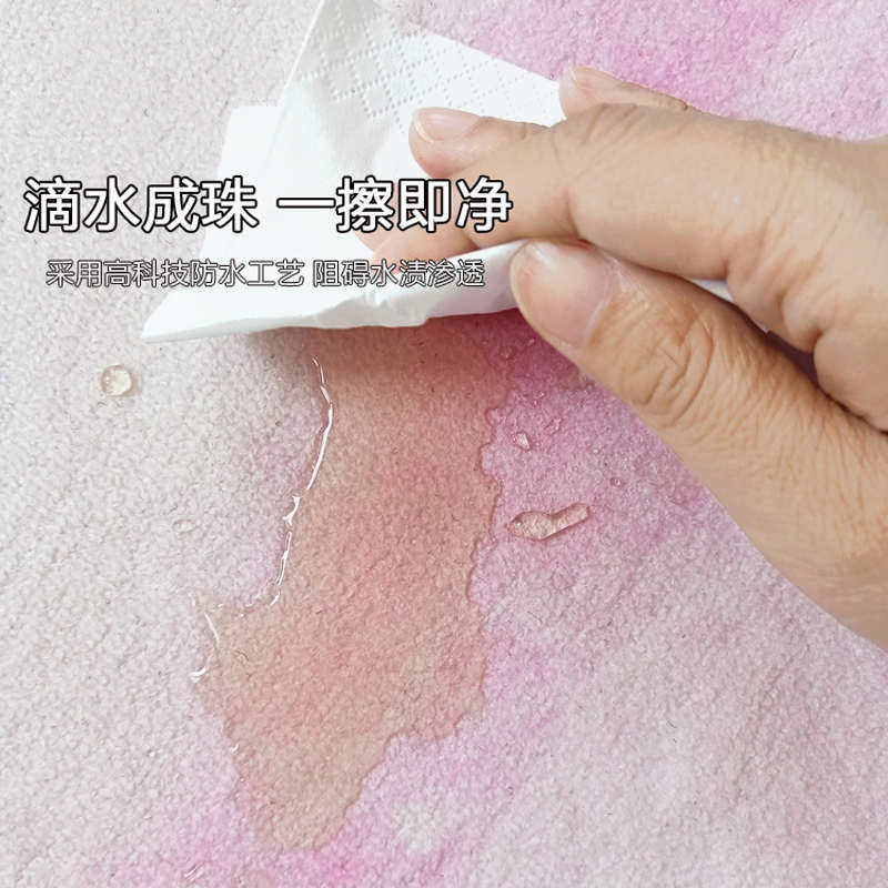 儿童房粉色圆形地毯少女孩卧室床边阅读区书桌学习椅子梳妆台地垫,居家布艺,地毯,淘宝优惠券,粉丝福利购,淘宝优惠卷