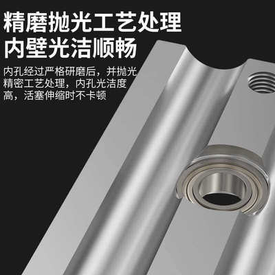 摆动旋转气缸HRQ气动90度180度MSQB-10A-20A-30A-50A油压缓冲100A