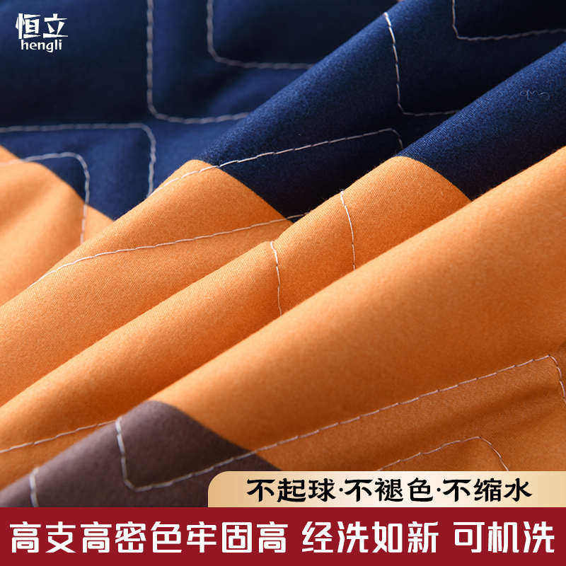 夹棉加厚被套单件冬夏两用学生宿舍单人150x200x230冬天磨毛被罩
