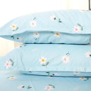 夏季小清新粗布床单ins碎花可爱学生被单 纯棉加厚小帆布宿舍睡单