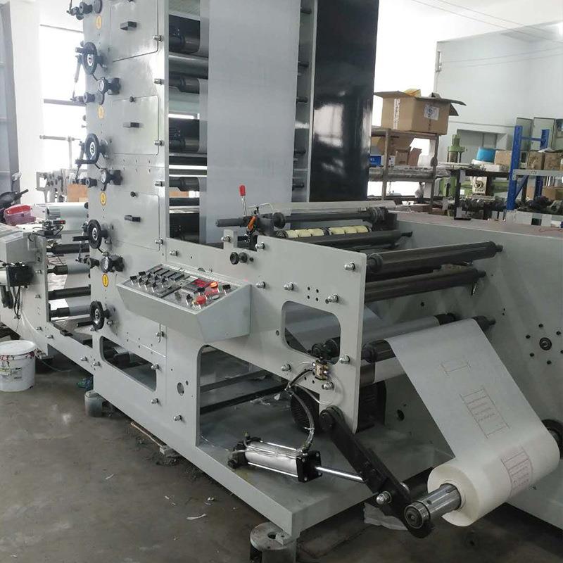 650型全自动高速四色4色印刷机不干胶商标标签纸杯柔性印刷设备