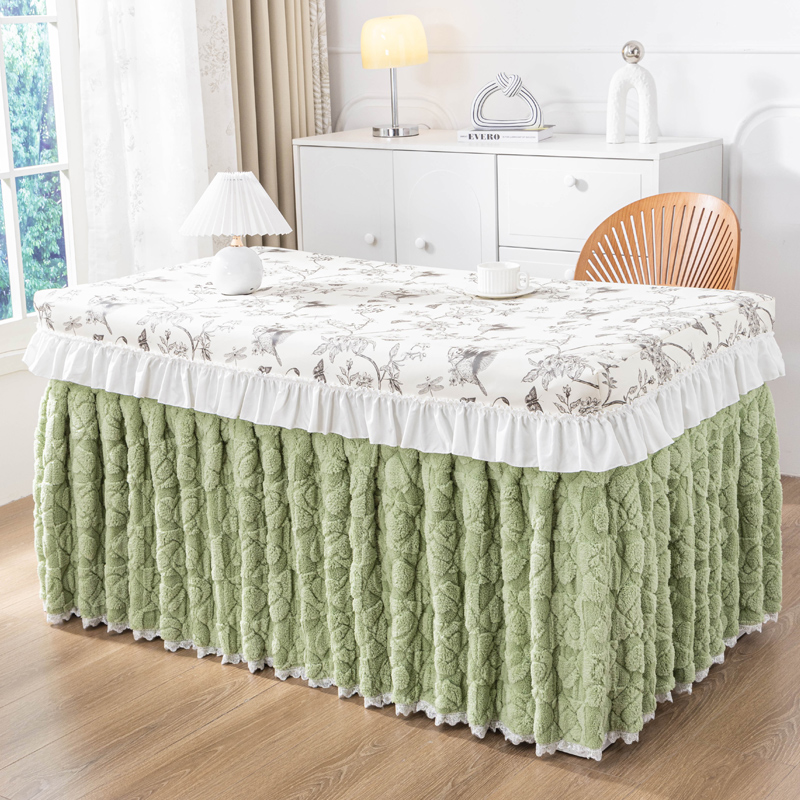 新款加厚烤火桌子罩套长方形加绒桌布家用烤火炉取暖器茶几电炉罩