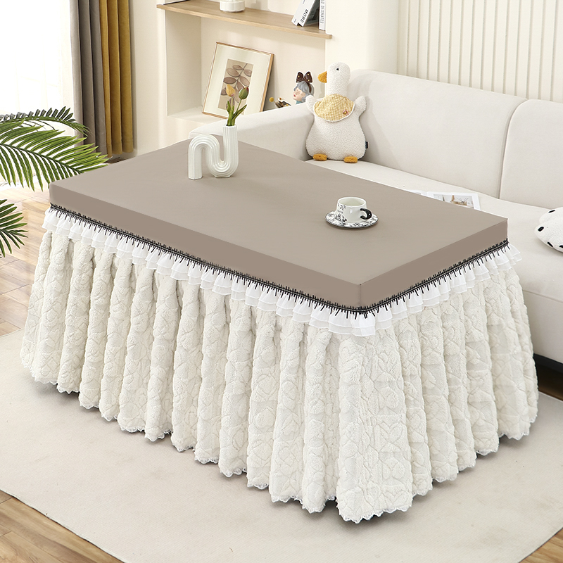 新款电炉罩烤火罩长方形烤火桌罩套加厚电烤炉桌取暖桌棉桌布冬天