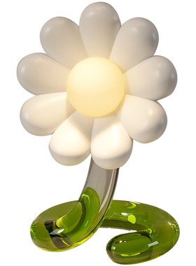 轻奢花朵小夜灯床头台灯装饰摆件乔迁新居搬家礼物实用礼品高级感