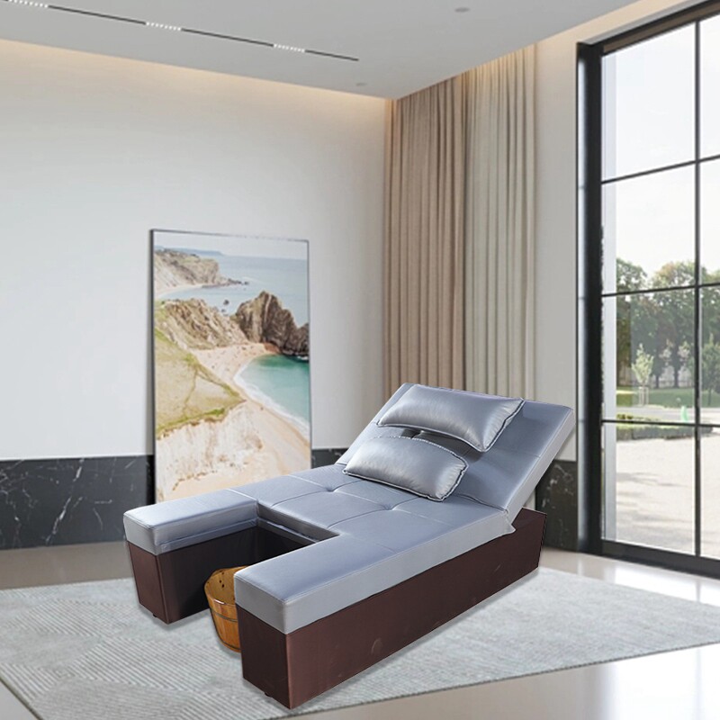 足疗沙发电动躺椅多功能洗脚桑拿采耳足浴按摩一体沙发床足疗专用