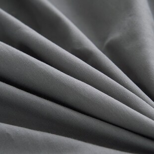 纯棉大号枕套50x80全棉灰色一对装 枕头套42x70x10中号40x60一只