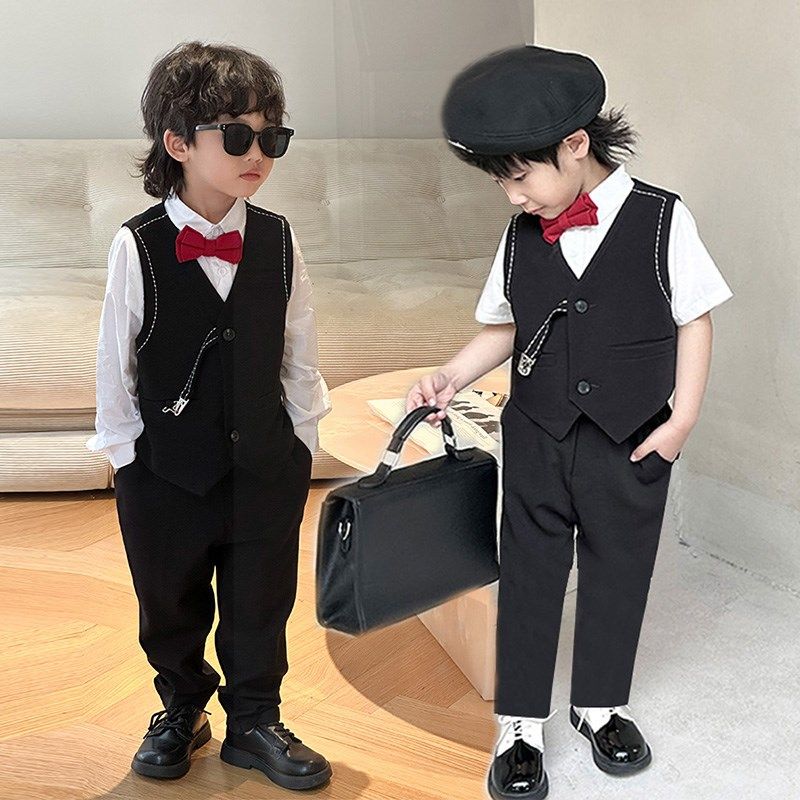 男童礼服夏季新款儿童西装套装马甲休闲洋气婚礼花童西服钢琴演出,童装/婴儿装/亲子装,西服/小西装,淘宝优惠券,粉丝福利购,淘宝优惠卷