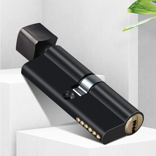 黑色分体锁通用型室内锁卧室静音锁房门锁门把手锁具实木门磁吸锁