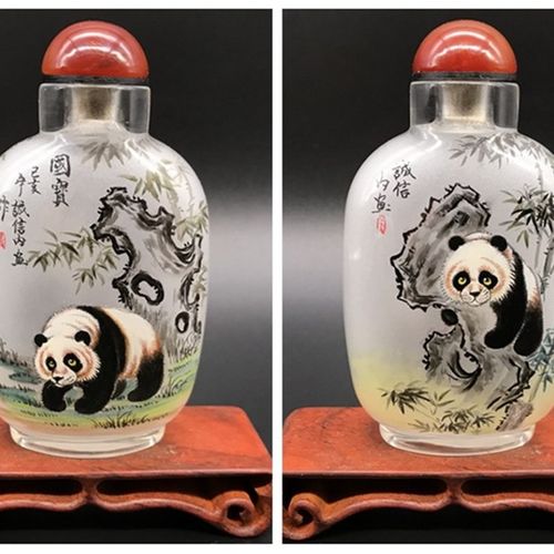 衡水内画鼻烟壶纯手工绘制 瓶内画 中国特色商务外事出国礼品摆件