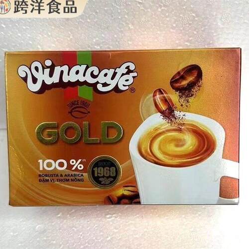 越南Vinacafe GOLD三合一速溶咖啡粉金装威拿306克/(18X17g)盒装