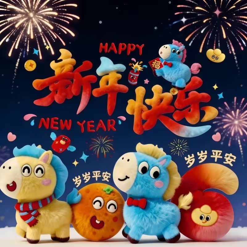 新年装饰玻璃静电贴纸2026新款创意春节场景布置玻璃静电贴装饰品,家居饰品,软装墙贴,淘宝优惠券,粉丝福利购,淘宝优惠卷