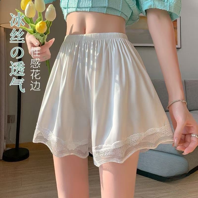 安全裤女夏天冰丝薄款jk防走光