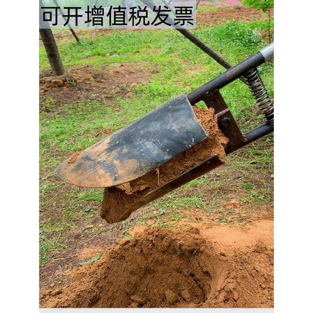 对铲子夹锹掏土挖坑电力施工具挖洞神器电杆勺子洛阳铲打洞电线杆