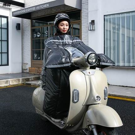 促2021年亲子款电动车挡风被冬季儿童加绒加厚双面防水小型电瓶摩