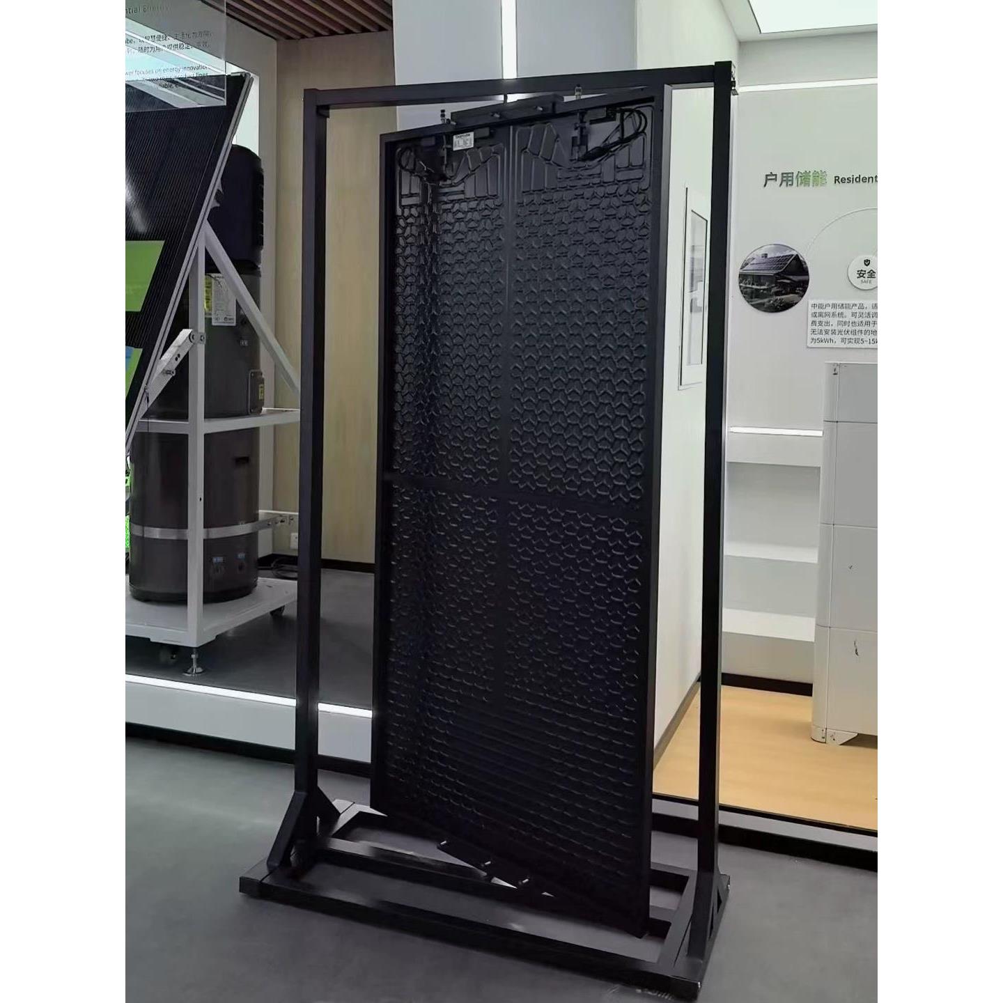 包邮单多晶太阳能板展架发电板电池板光伏系统充电板可旋转展示架