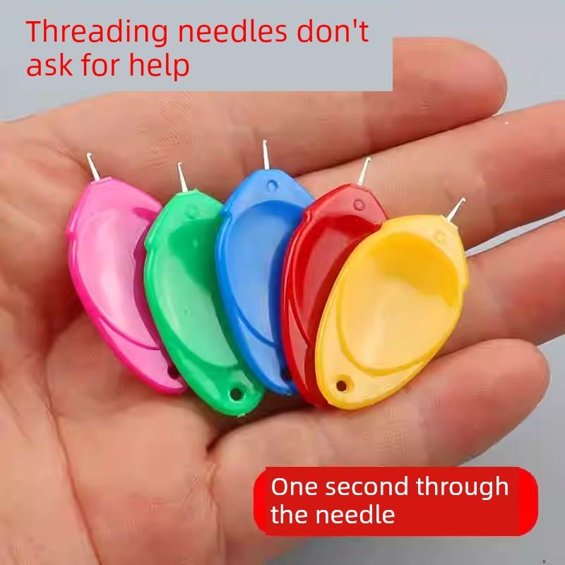 穿针神器快速穿针引线器辅助老人自动认针器拇指万能缝纫机穿线器