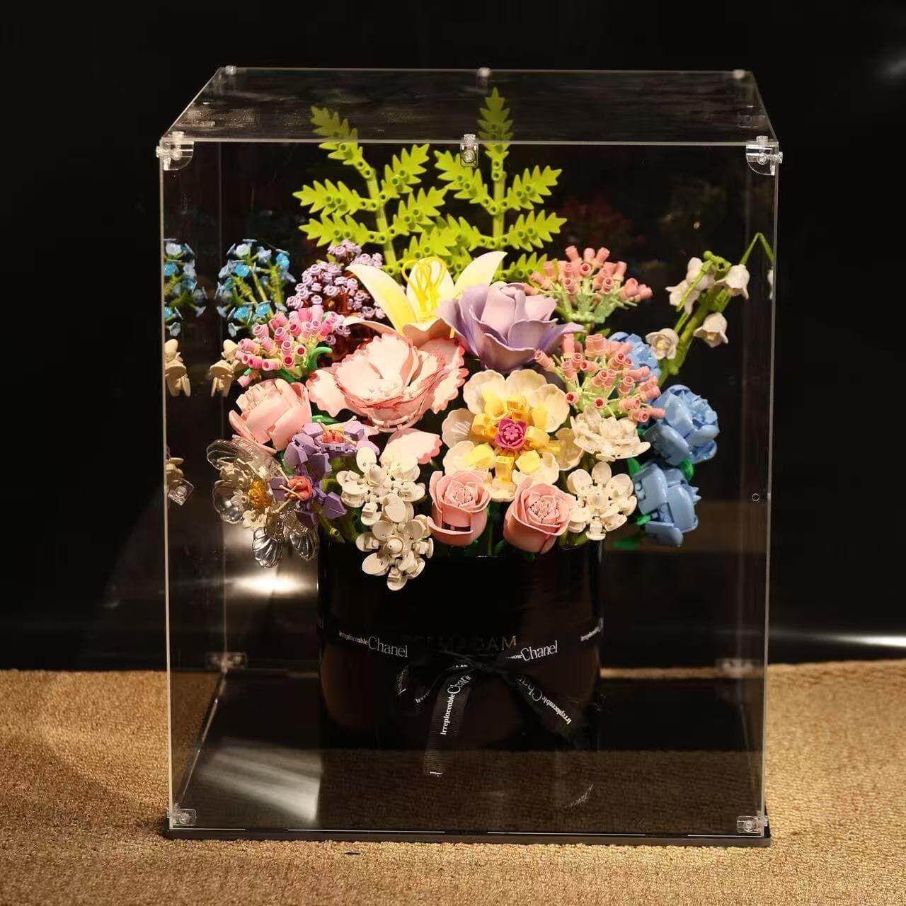 永生花四季与你积木花束
