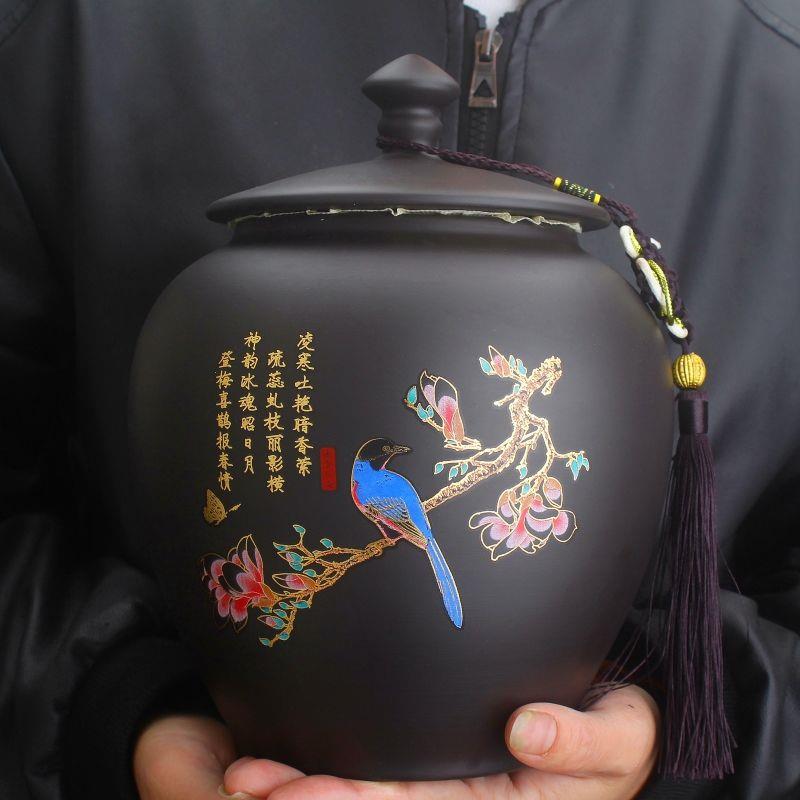 紫砂茶叶罐存子普洱茶饼