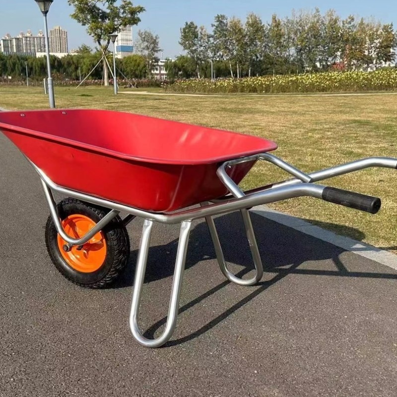 加厚农用独轮小推车单轮货车推沙泥土花园垃圾建筑大棚工地手推车