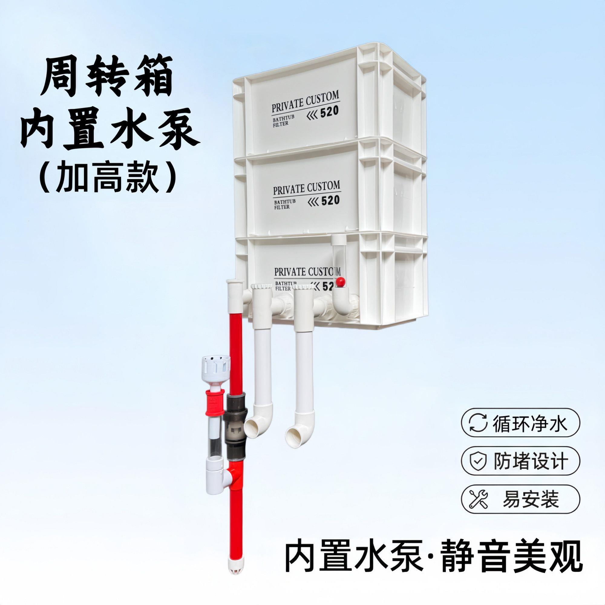 内置水泵周转箱过滤箱上