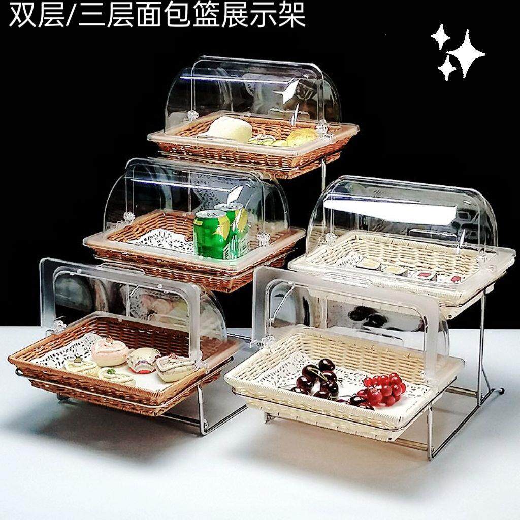 酒店自助餐三层展示架多