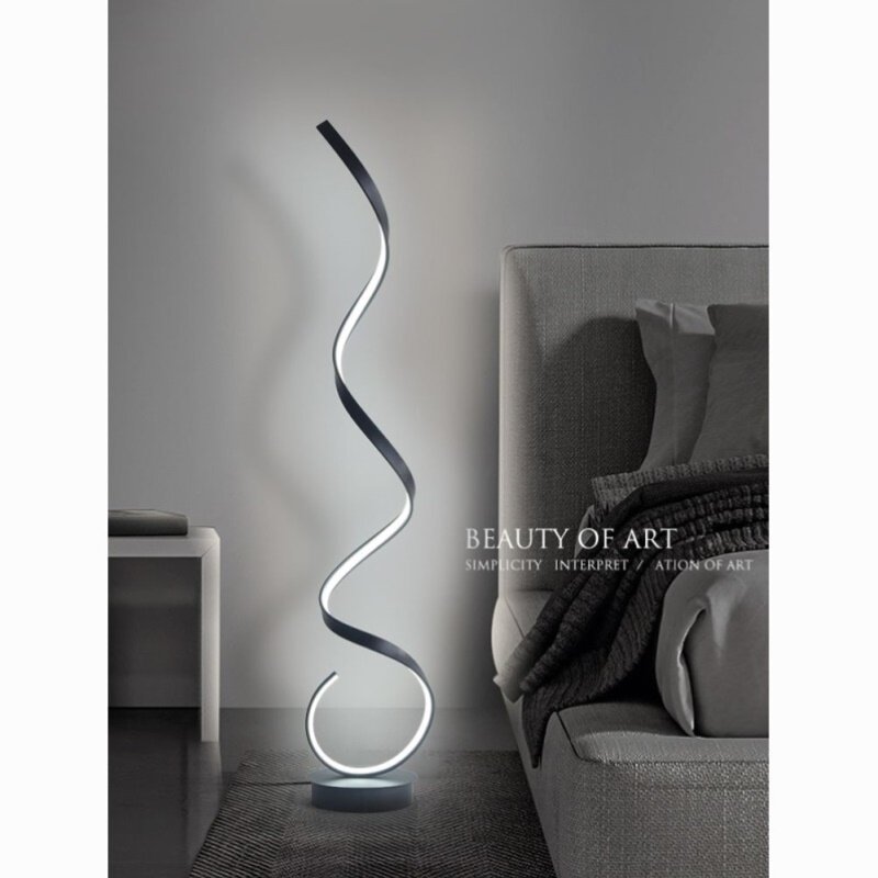 落地灯客厅高级感led卧室立式台灯ins风轻奢床头钢琴灯看书阅读灯