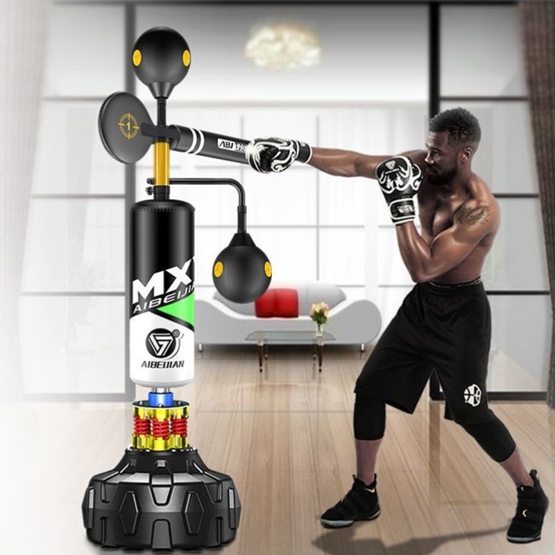 拳击沙袋散打立式反应靶速度球武馆搏击训练器材成人儿童家用沙包