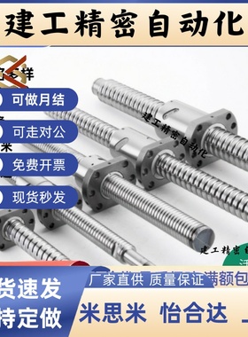 滚珠丝杆BSSC BSSCK0802 1004 1204 1505 1510 2005 2010 2505套