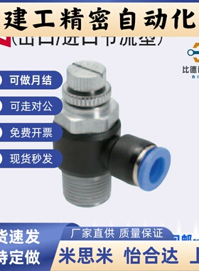 流速调节阀 SPSNL SPSNN 4/6/8/10/12-M5/1/2/3/4 标准型