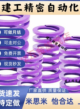怡和达浅紫深紫矩形弹簧YSWC-D6/14.5/16/46-L152030508090175300