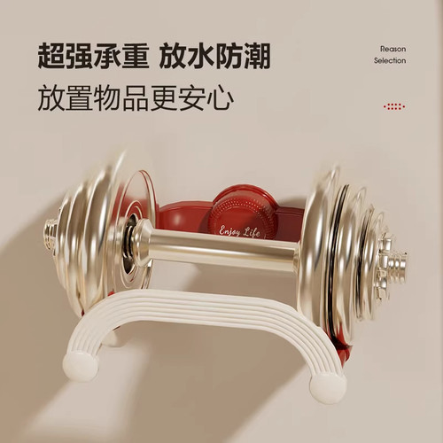 免打孔伸缩壁挂脸盆架承重强