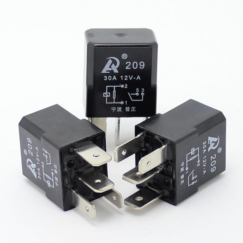 AP紫罗兰汽车继电器12V4脚雾灯油泵大灯小型防水直流24V