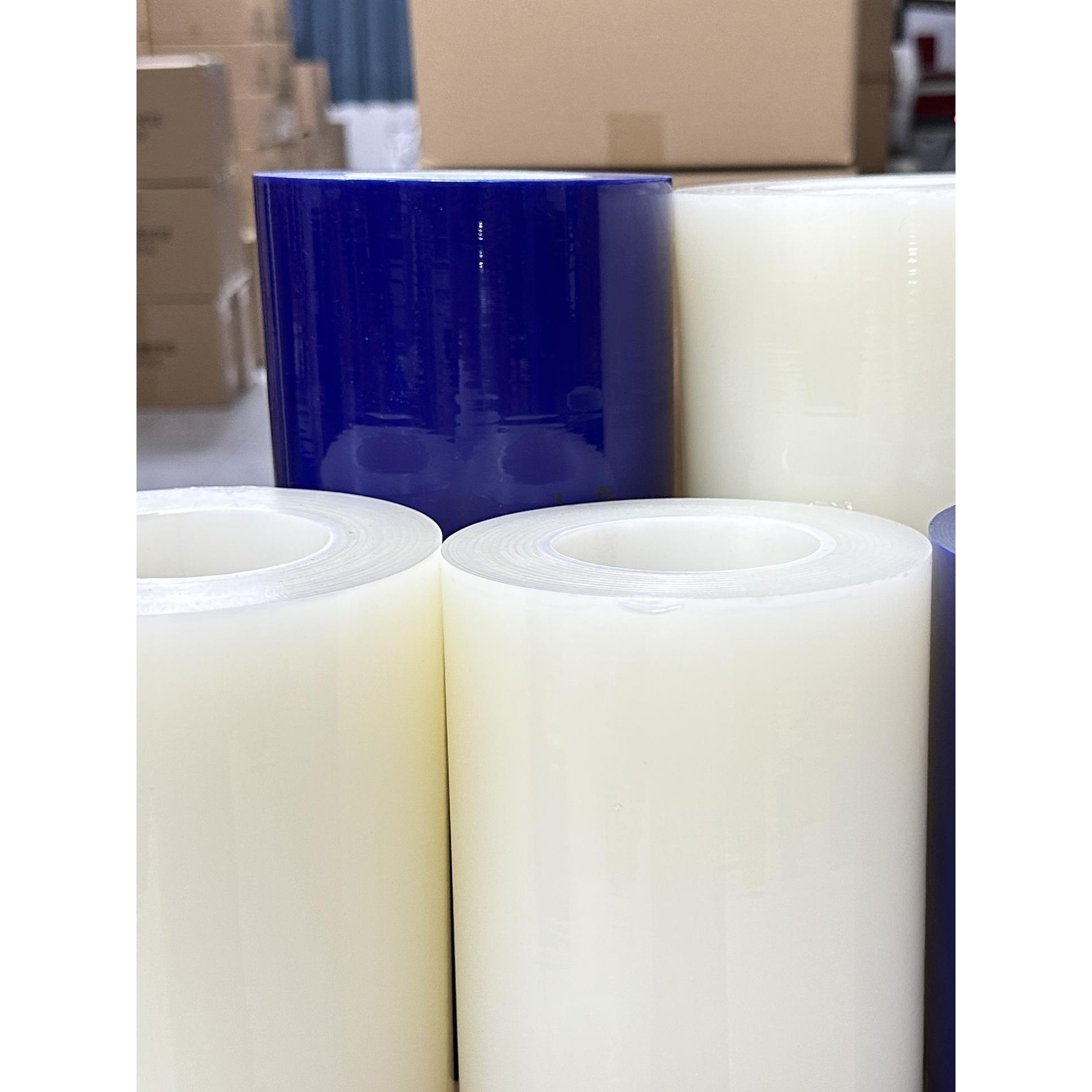 PE钢网保护膜SMT印刷机PCB试印膜蓝色透明不锈钢门窗五金家具胶带