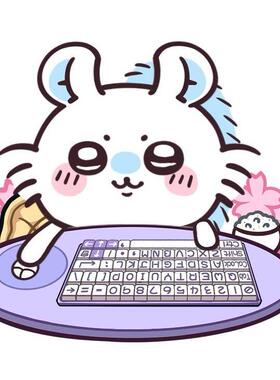 chiikawa全键盘加手柄飞鼠桌宠bongocat代打猫咪电脑挂件键盘映射