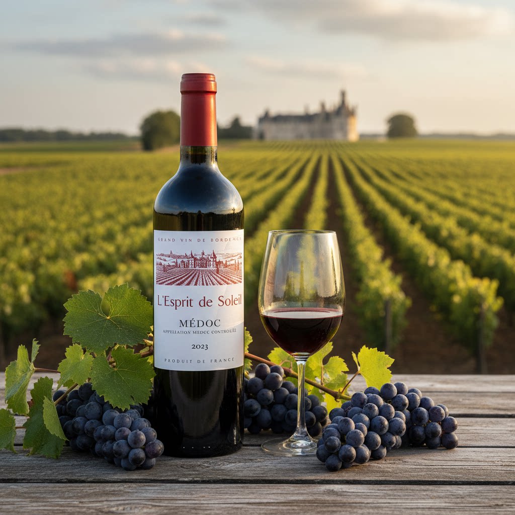 阳光酒庄法国波尔多阳光多丽梅多克干红葡萄酒750ml