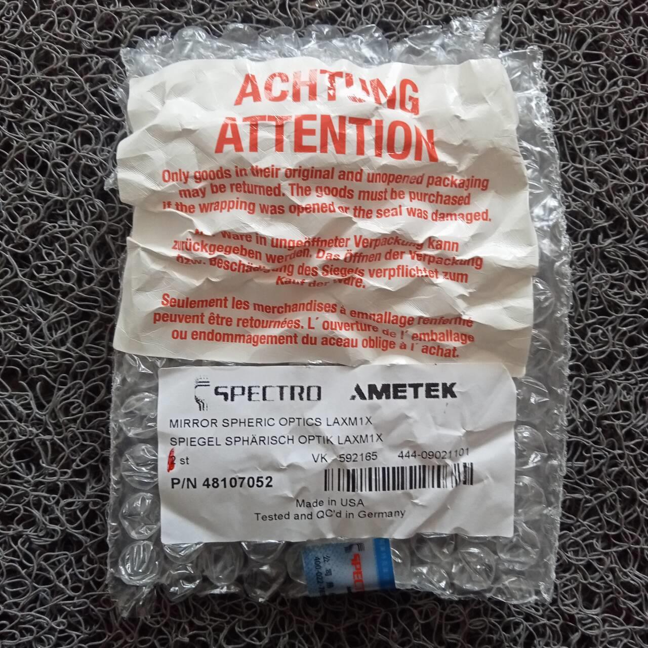 AMETEK(旗下品牌Spectro)t镜面球面光学元件48107052原装正品
