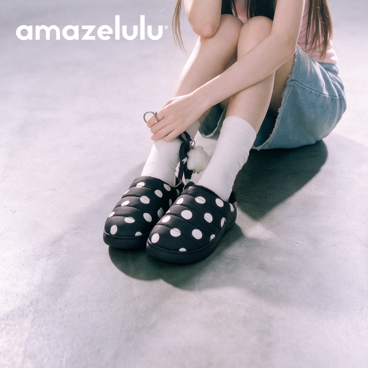 amazelulu棉拖鞋女外穿厚底防水防滑2026新款冬季家居室内包头拖