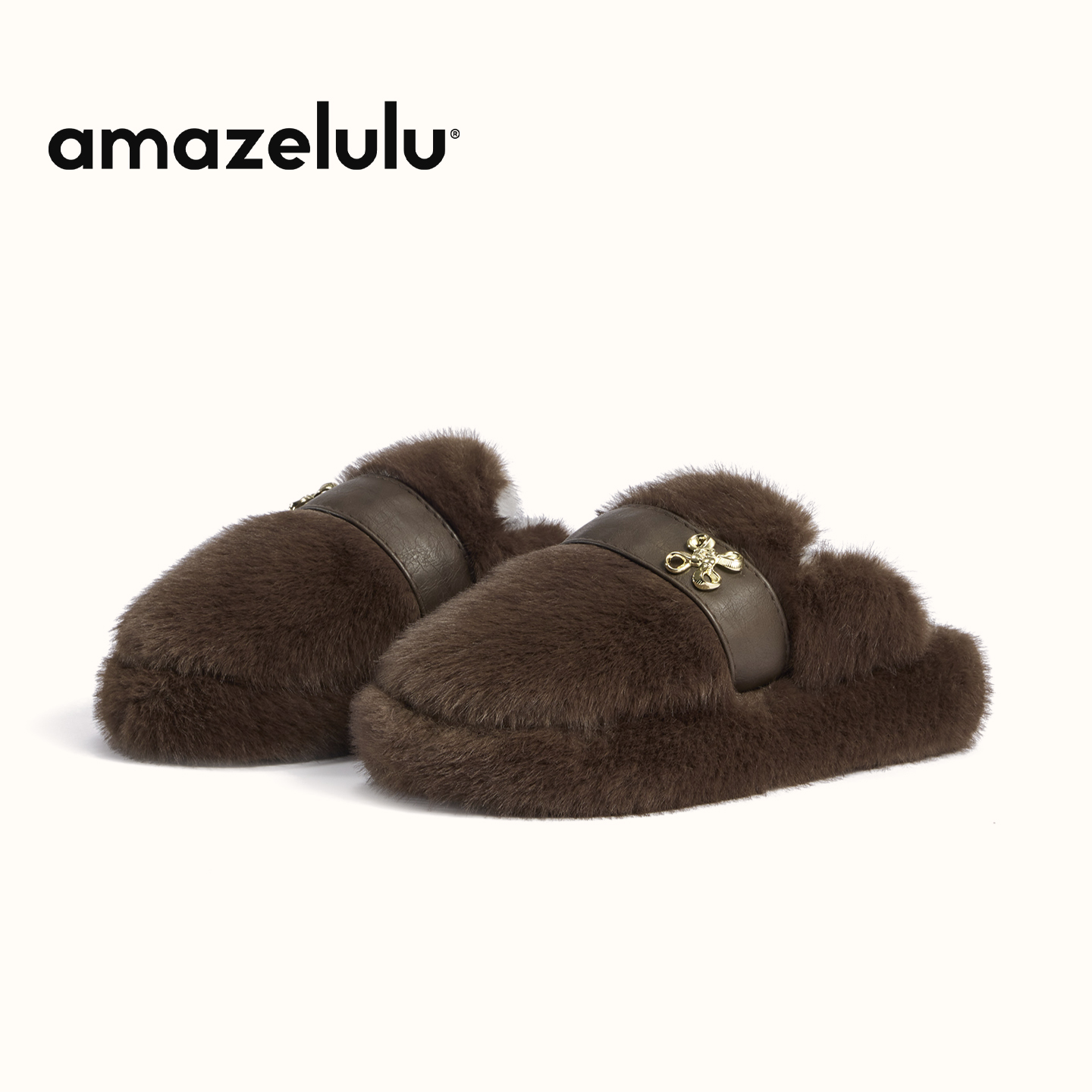 amazelulu新中式大豆棉拖鞋