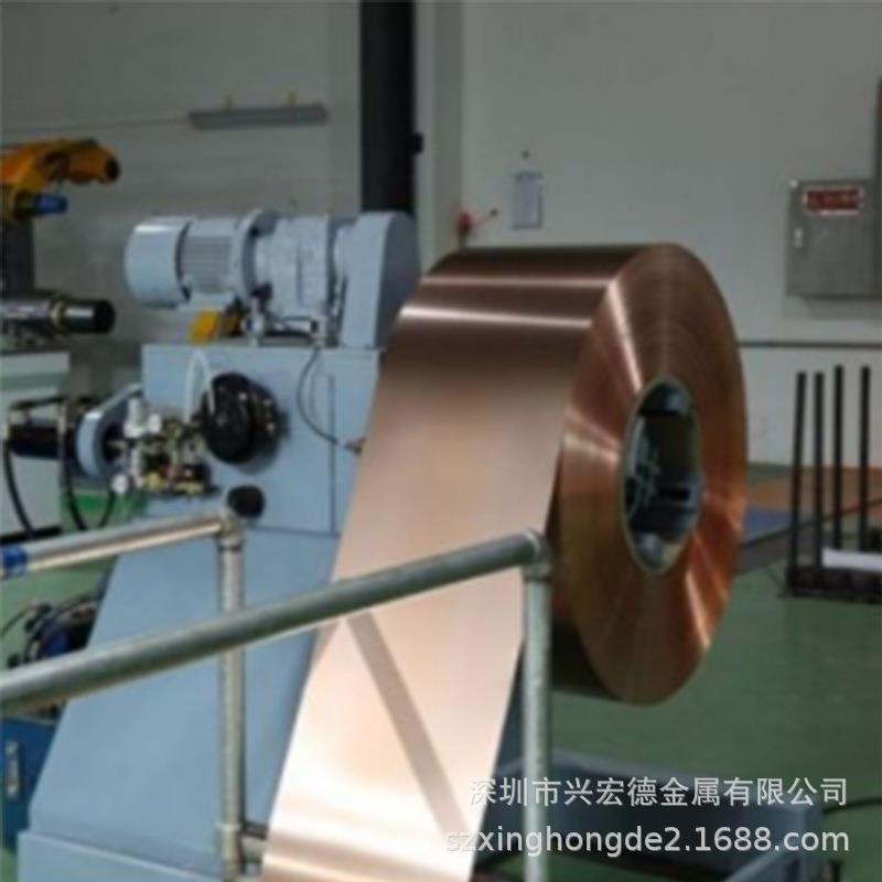 C17510无磁导电铍铜棒TBe0.4-1.8超弹铍铜卷带CuNi2Be铍铜板CW110