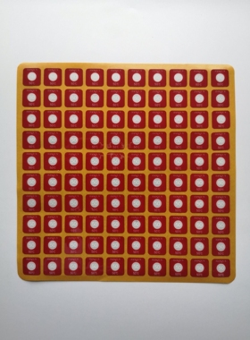 HTDS-50不可逆测温贴片整张100片铁路专用变色测温贴示温片测温纸