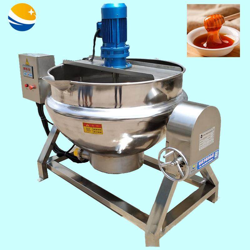 全自动电加热熬糖锅 自动搅拌熬糖机 大型糖浆糖稀麦芽糖熬制设备