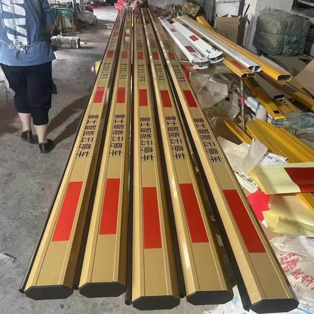 富士道闸杆富士智能云智慧停车场小区门禁门卫拦车栅栏椭圆八角杆