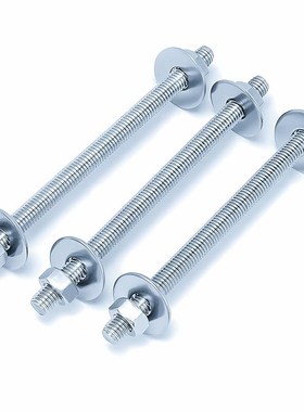 镀锌牙条丝杆牙棒通丝全螺纹螺杆M6M8M10M12M14M16M2Z0螺栓螺丝柱