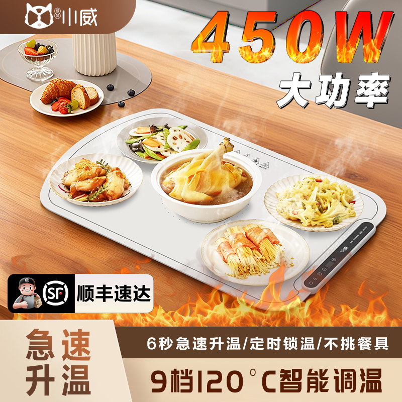【450W大功率】多功能折叠暖菜板