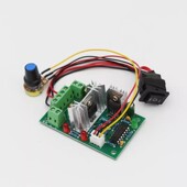 直流电机调速器12v24v有刷马达减速电机正反转控制pwm调速器驱动