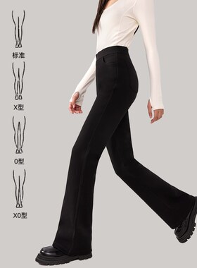 RAU直筒休闲裤女2025夏季新款西装阔腿裤子黑色高级时尚防晒薄款