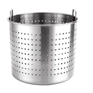 不锈钢加厚小龙虾桶内胆商用卤虾桶卤水桶汤桶漏桶沥水桶消毒桶