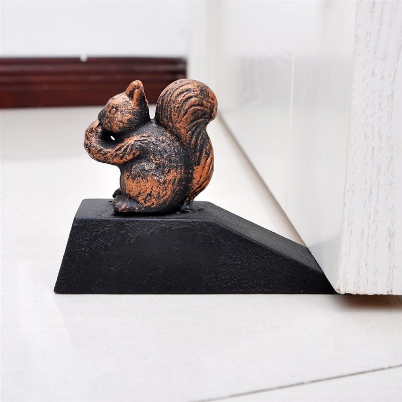 创意个性门档美式家居装饰 铸铁门挡防风门塞阻门器免打孔